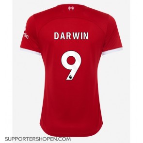 Liverpool Darwin Nunez #9 Hemma Matchtröja Dam 2023-24 Kortärmad